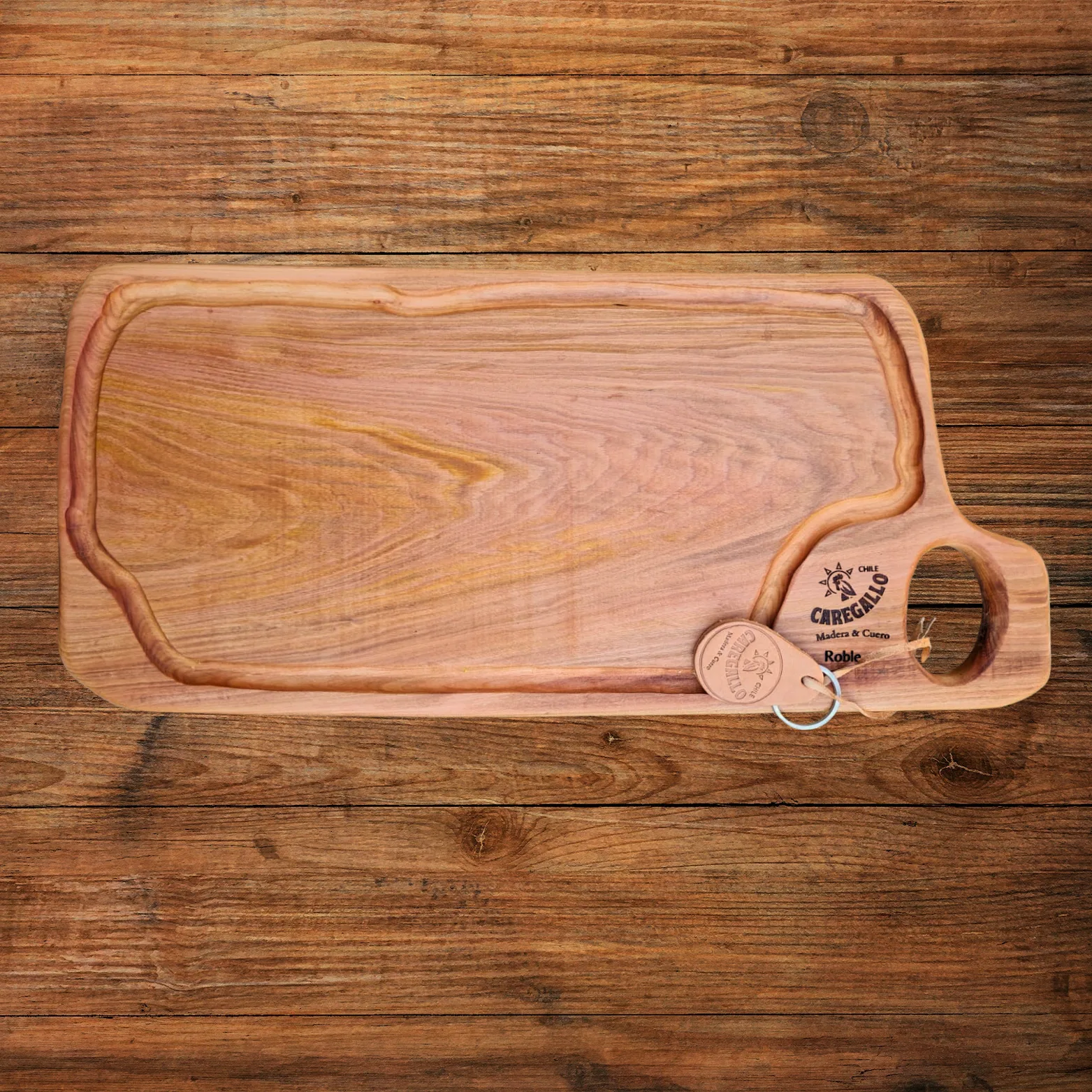 tabla de madera roble gran asador  personalizada