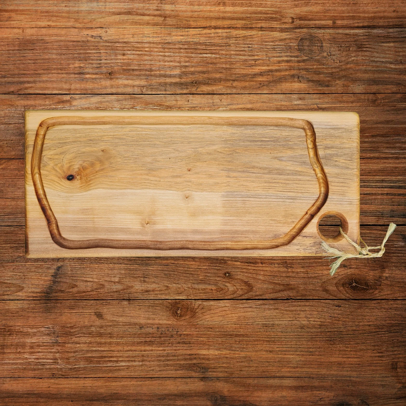 tabla de madera roble clasica personalizada